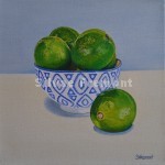 Citrons VertsHuile sur toile20 x 20 cm